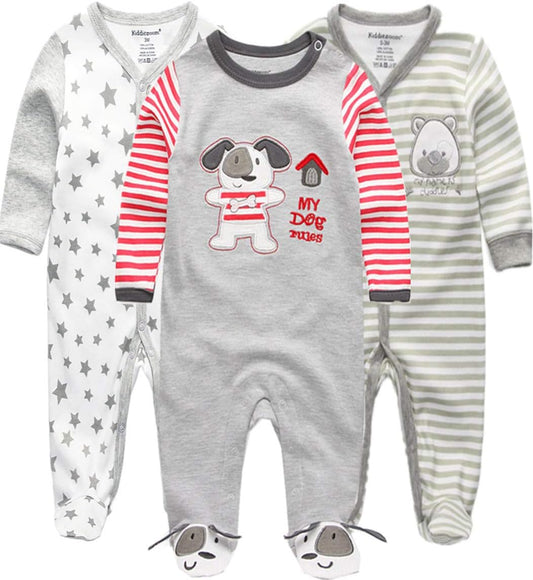 Baby and Toddler Boys'Snug Fit Footed Cotton Pajamas